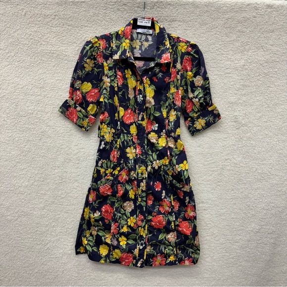 Size 8 - MARISSA WEBB - Floral Printed Puff Sleeve Dress Rent Runway $260 msrp - Picture 2 of 12